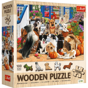 Opakowanie Puzzle drewniane 1000 Psia przyjaźń TREFL