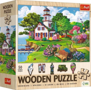 Opakowanie Puzzle drewniane 500+1 Letnia przystań TREFL