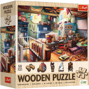 Opakowanie Puzzle drewniane 500+1 Skarby na strychu TREFL