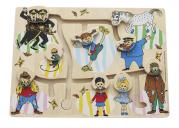 Opakowanie Puzzle drewniane labirynt edukacyjna Pippi