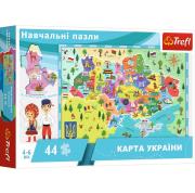 Puzzle edukacyjne 44 Mapa Ukrainy UA TREFL. Wydawca: Trefl. Dadada.pl Opakowanie Puzzle edukacyjne 44 Mapa Ukrainy UA TREFL