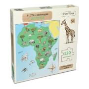 Opakowanie Puzzle edukacyjne Afryka 120el