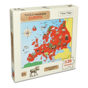 Opakowanie Puzzle edukacyjne Europa 120el