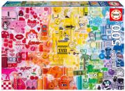 Opakowanie Puzzle Kolorowy kolaż 500 el 114089