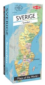 Opakowanie Puzzle Mapa Szwecji 1000