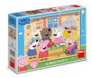 Opakowanie Puzzle maxi 24el. Świnka Peppa wizyta w sklepie