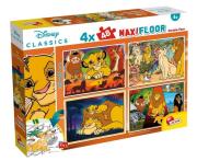 Opakowanie Puzzle Maxifloor 4x48 Disney Król Lew