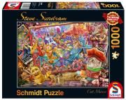 Opakowanie Puzzle PQ 1000 Stave Sundram Muzykalne koty G3