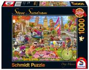 Opakowanie Puzzle PQ 1000 Steve Sundram Psie szaleństwo G3