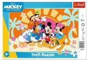 Puzzle ramkowe 15 Ciekawski Miki TREFL. Wydawca: Trefl. Dadada.pl Opakowanie Puzzle ramkowe 15 Ciekawski Miki TREFL