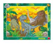 Opakowanie Puzzle ramkowe Jurassic World 40el