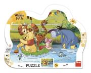 Opakowanie Puzzle ramkowe Kubuś Puchatek Na rejsie 25el