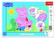 Opakowanie Puzzle ramkowe Świnka Peppa, Najmilsza świnka 15