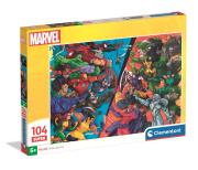 Opakowanie PUZZLE SUPER 104 EL SUPER KOLOR Marvel