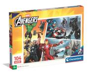 Opakowanie Puzzle Super 104 The Avengers 25011