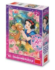 Opakowanie Puzzle z diamencikami Królewna Śnieżka 200el
