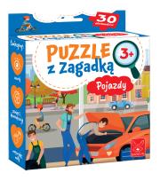 Opakowanie Puzzle z Zagadką Pojazdy 3+