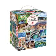 Puzzlove CzuCzu Polskie uzdrowiska 500el. Autor: Opracowanie zbiorowe. Dadada.pl Okładka książki Puzzlove CzuCzu Polskie uzdrowiska 500el