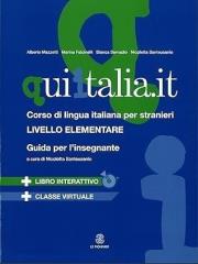 Okładka książki Qui Italia.it livello elementare przewodnik me