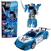Opakowanie Radiowóz robot 2w1 z wyrzutnią małych robotów