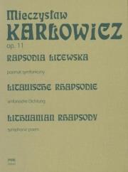 Okładka książki Rapsodia litewska op. 11 poemat symfoniczny na...