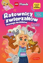 Okładka książki Ratownicy zwierzaków. Inwazja królików. Książki LEGO®
