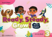 Ready, Steady, Grow! Level 3 Activity Book British English. Autor: Dilger Sarah. Dadada.pl Okładka książki Ready, Steady, Grow! Level 3 Activity Book British English