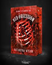 Okładka książki Red Obsession (ilustrowane brzegi)