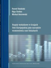 Okładka książki Reguły wydatkowe w krajach Unii Europejskiej jak narzędzie wzmocnienia ram fiskalnych