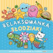 RELAKSOWANKA. Słodziaki. Autor: VERA SPARK. Dadada.pl Okładka książki RELAKSOWANKA. Słodziaki
