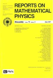 Okładka książki Reports on Mathematical Physics 79/3