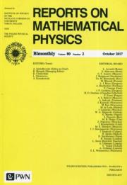 Okładka książki Reports on Mathematical Physics 80/2