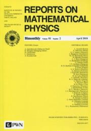 Okładka książki Reports on Mathematical Physics 81/2