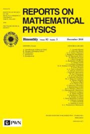 Okładka książki Reports on Mathematical Physics 82/3