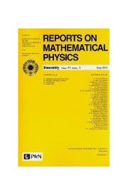 Okładka książki Reports on Mathematical Physics 91/3