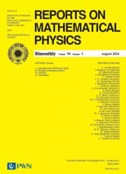 Okładka książki Reports on Mathematical Physics 94/1