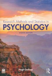 Okładka książki Research Methods and Statistics in Psychology
