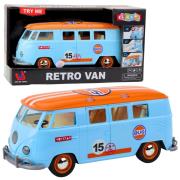 Opakowanie Retro van bus światło dźwięk niebieski