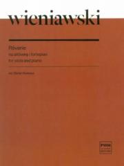 Okładka książki Reverie na altówkę i fortepian