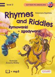 Rhymes and Riddles. Rymowanki - Zgadywanki. Autor: Kępińska Katarzyna, Zuza Wollny. Dadada.pl Okładka książki Rhymes and Riddles. Rymowanki - Zgadywanki