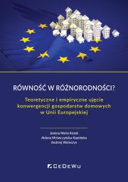 Równość w różnorodności?. Autor: Joanna Maria Kozak, Aldona. Dadada.pl Okładka książki Równość w różnorodności?