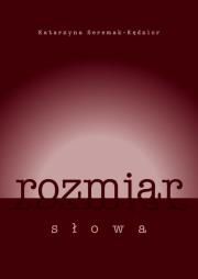 Okładka książki Rozmiar słowa