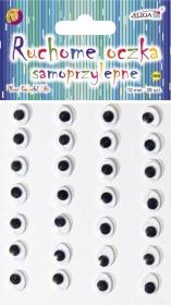 Opakowanie Ruchome oczka samoprzylepne 10mm 28szt