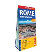 Okładka książki Rzym i Watykan laminowany plan miasta 1:15 000