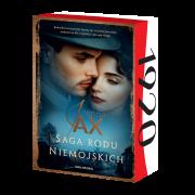 Saga rodu Niemojskich (edycja kolekcjonerska z barwionymi brzegami). Autor: Joanna Jax. Dadada.pl Okładka książki Saga rodu Niemojskich (edycja kolekcjonerska z barwionymi brzegami)