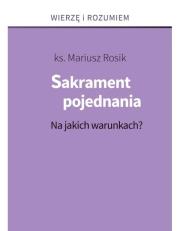 Okładka książki Sakrament pojednania