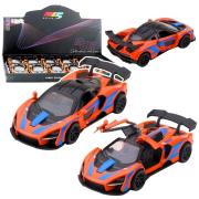 Opakowanie Samochód metalowy na napęd pomarańczowy 1:32