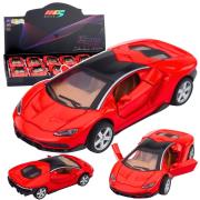 Opakowanie Samochód sportowy światło dźwięk czerwony 1:32