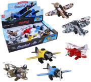 Opakowanie Samolot metalowy napęd pull back MIX