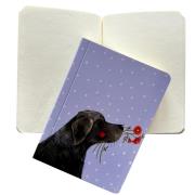 Opakowanie SBK01 Notesik Labrador z kwiatami